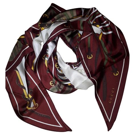 foulard soie gucci|foulards gucci femme.